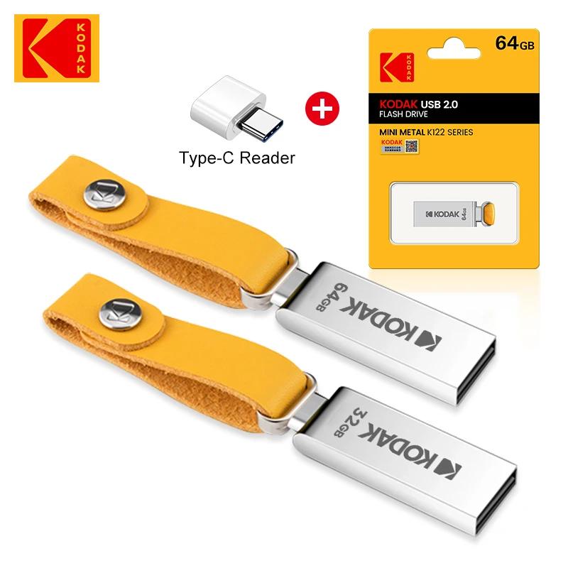 KODAK ݼ USB ÷ ̺, ޸ ƽ  ̺, USB 2.0, ũ U ũ, ޸ C Ÿ , K122, 32GB